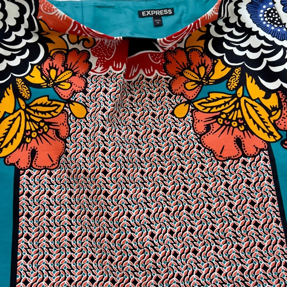 Express floral Patterned Multicolor Skirt - Picture 2 of 4